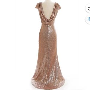 Rose Gold bridesmaid/event dress